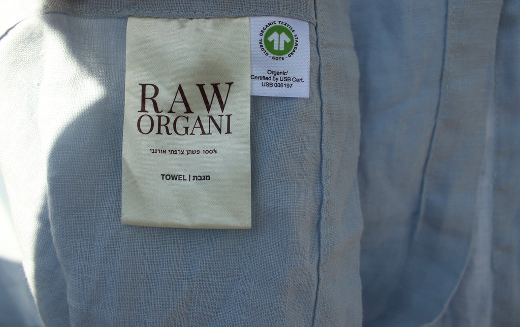 Sky Bathing Towel - 100% Organic French Long Fiber Linen