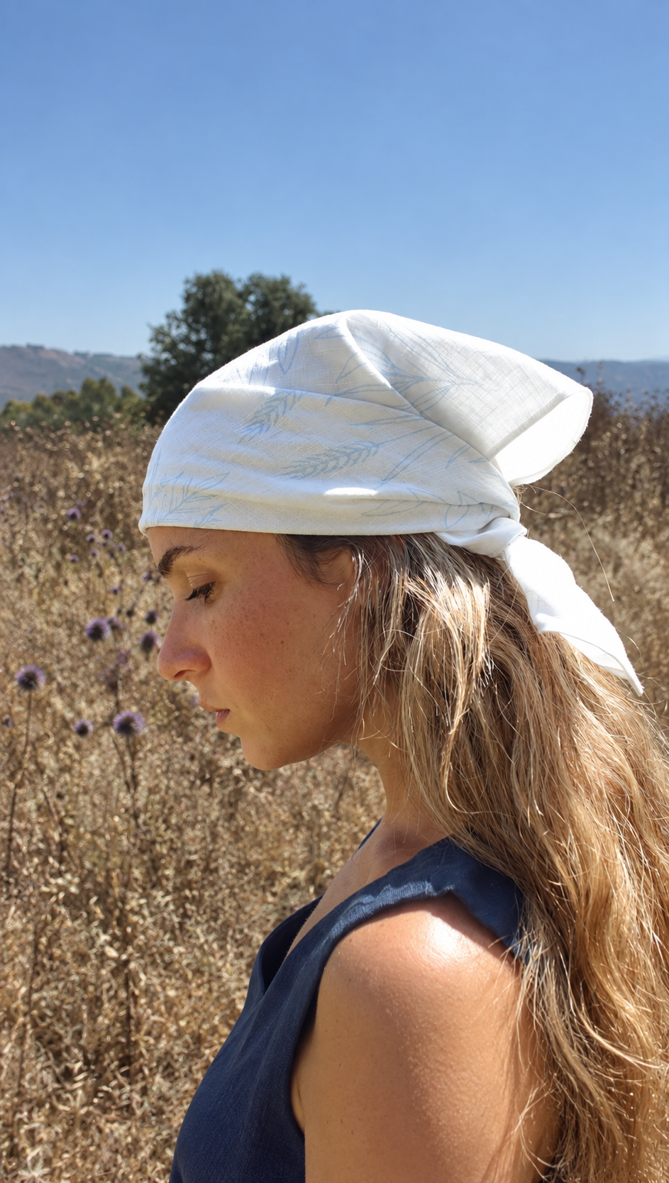 Shabbat Bandana - 100% Organic Long Fiber Linen