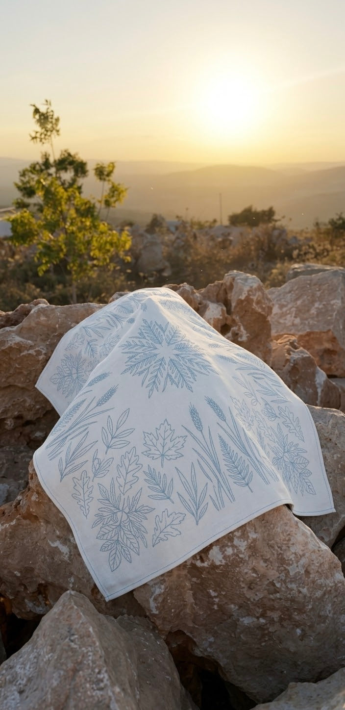Shabbat Bandana - 100% Organic Long Fiber Linen