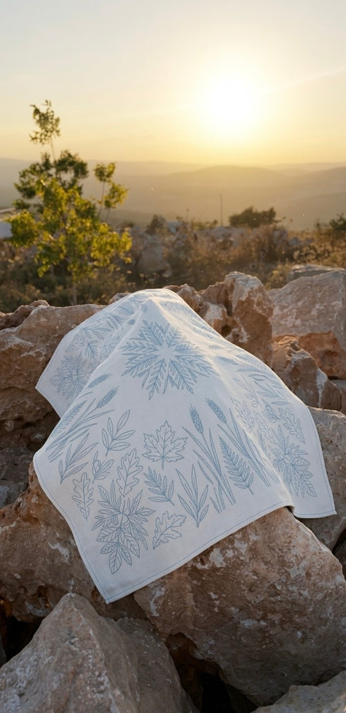 בנדנת שבת -  100% פשתן אורגני מסיבים ארוכים