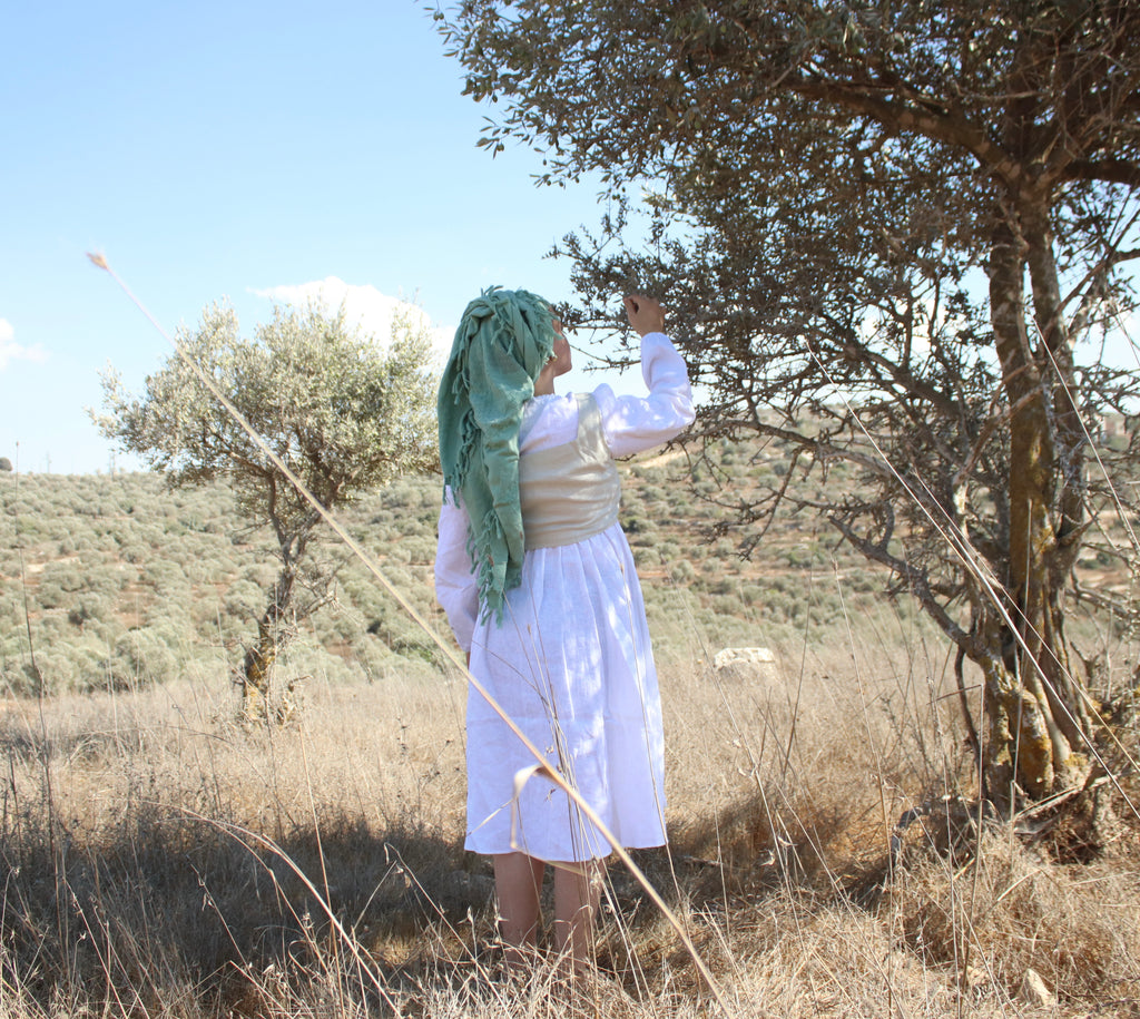 Picnic Dress - 100% Long Fiber organic Linen