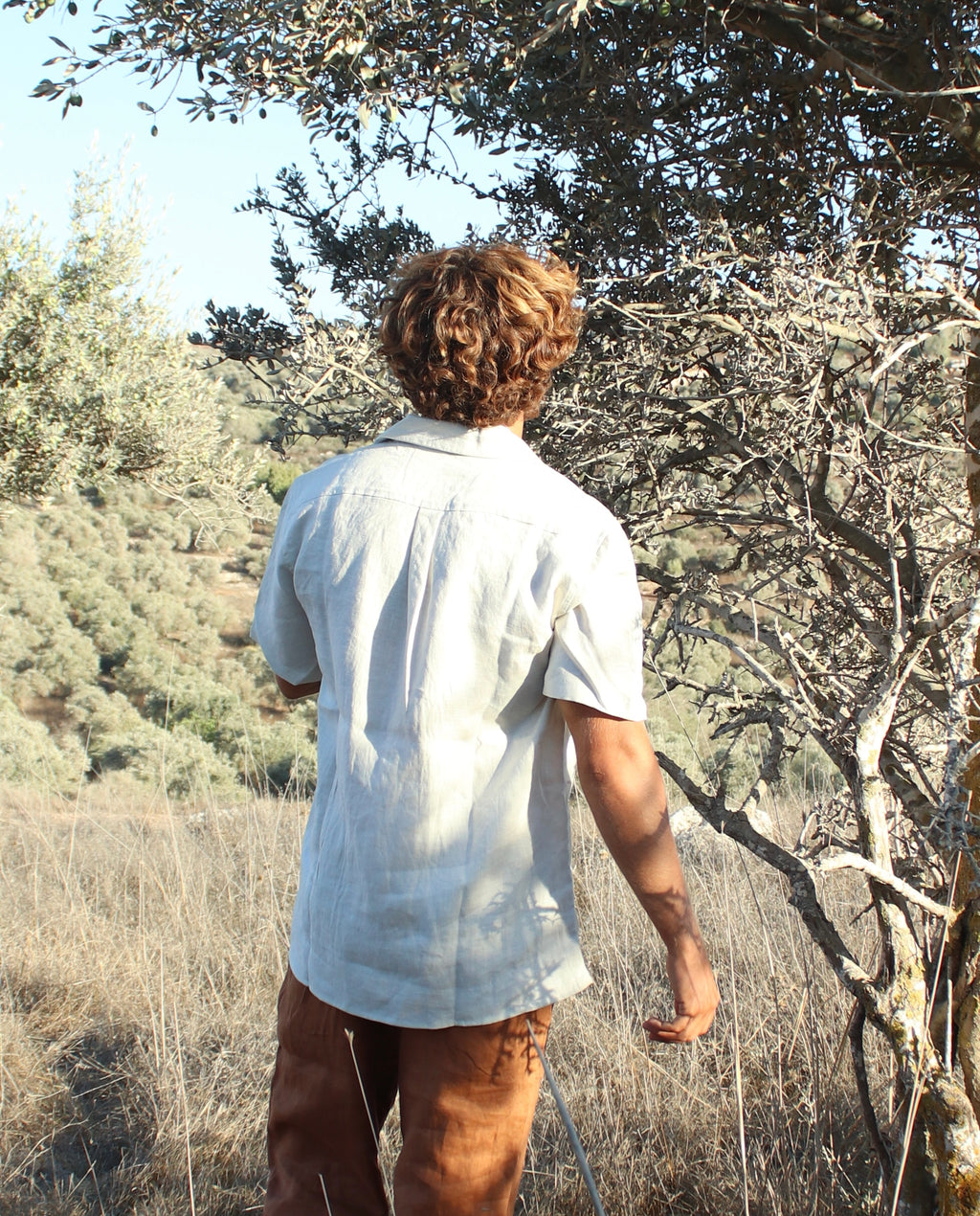 Cream Button Down - 100% Organic Long Fiber Linen