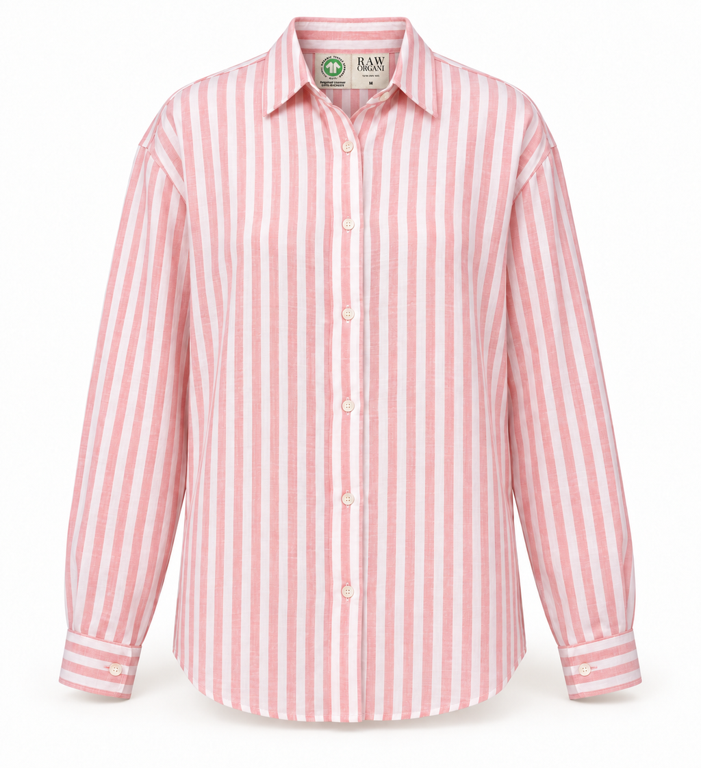 Spring Button Up - 100% Organic Long Fiber Linen