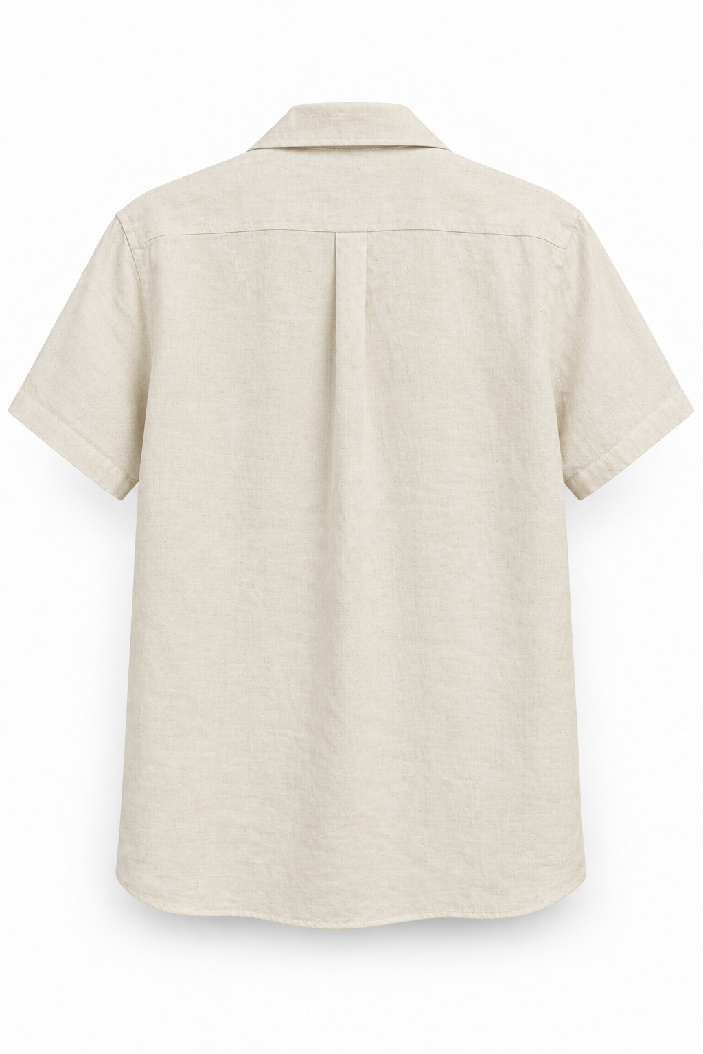 Cream Button Down - 100% Organic Long Fiber Linen